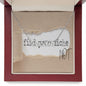 Give your special someone a custom necklace she will love for years to come!