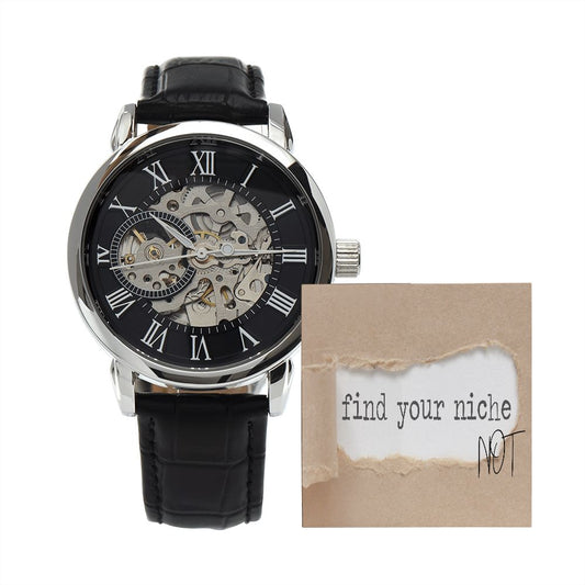 The watch is the perfect blend of classic design and modern styling, making it an essential accessory for your remarkable style.